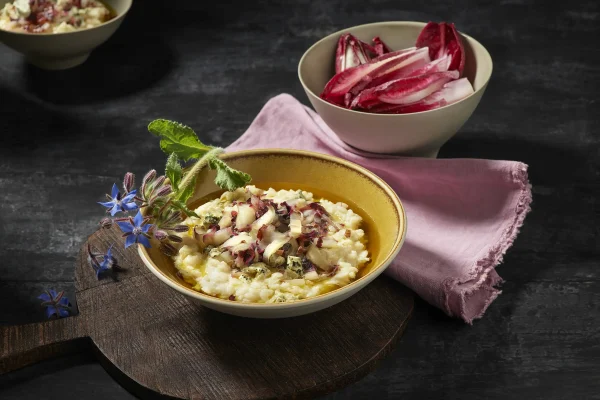 Slika recepta: rižota iz rdečega cikorija